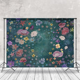 Lofaris Vintage Colorful Floral Painting Backdrop For Photo